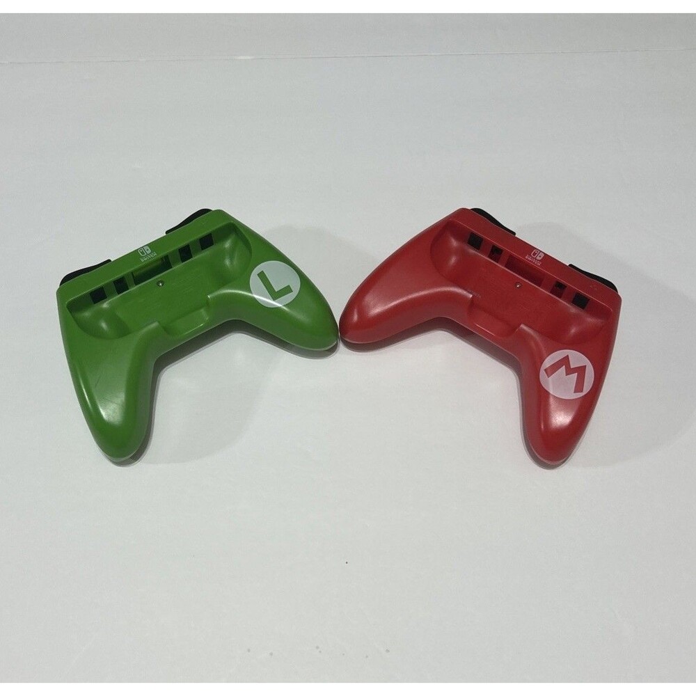 Nintendo Switch Mario & Luigi Joy-Con Controller Handle Grip2-Pack Set Red Green